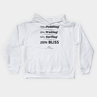 To Surf Is Bliss Kids Hoodie